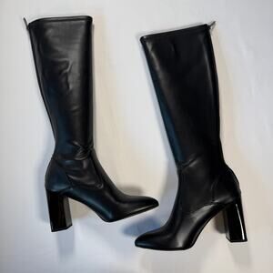 Franco Sarto Katherine Knee High Black Boots Sz 9